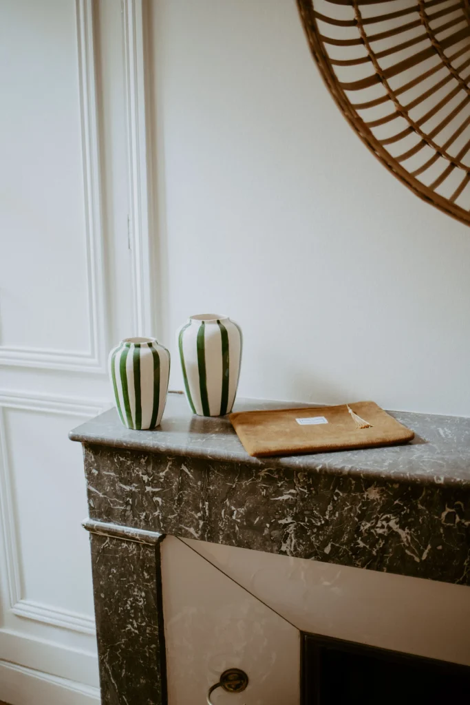 Décorations cheminée salon maison