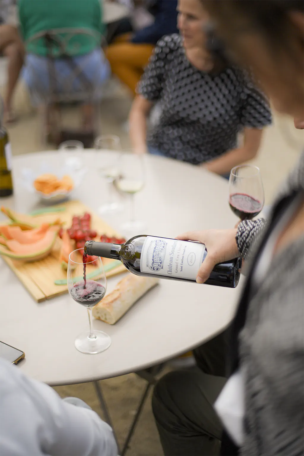 Degustation vin chateau soutard