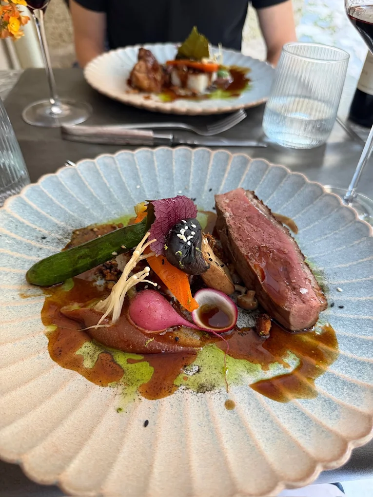 Plat le tertre restauran saint emilion