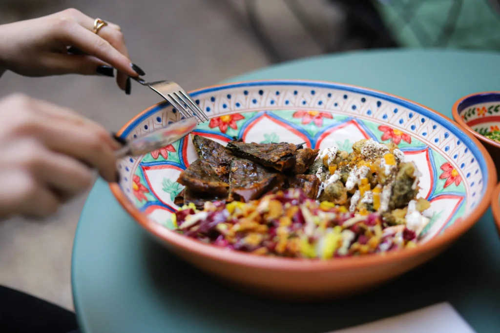Plat restaurant Frida bordeaux